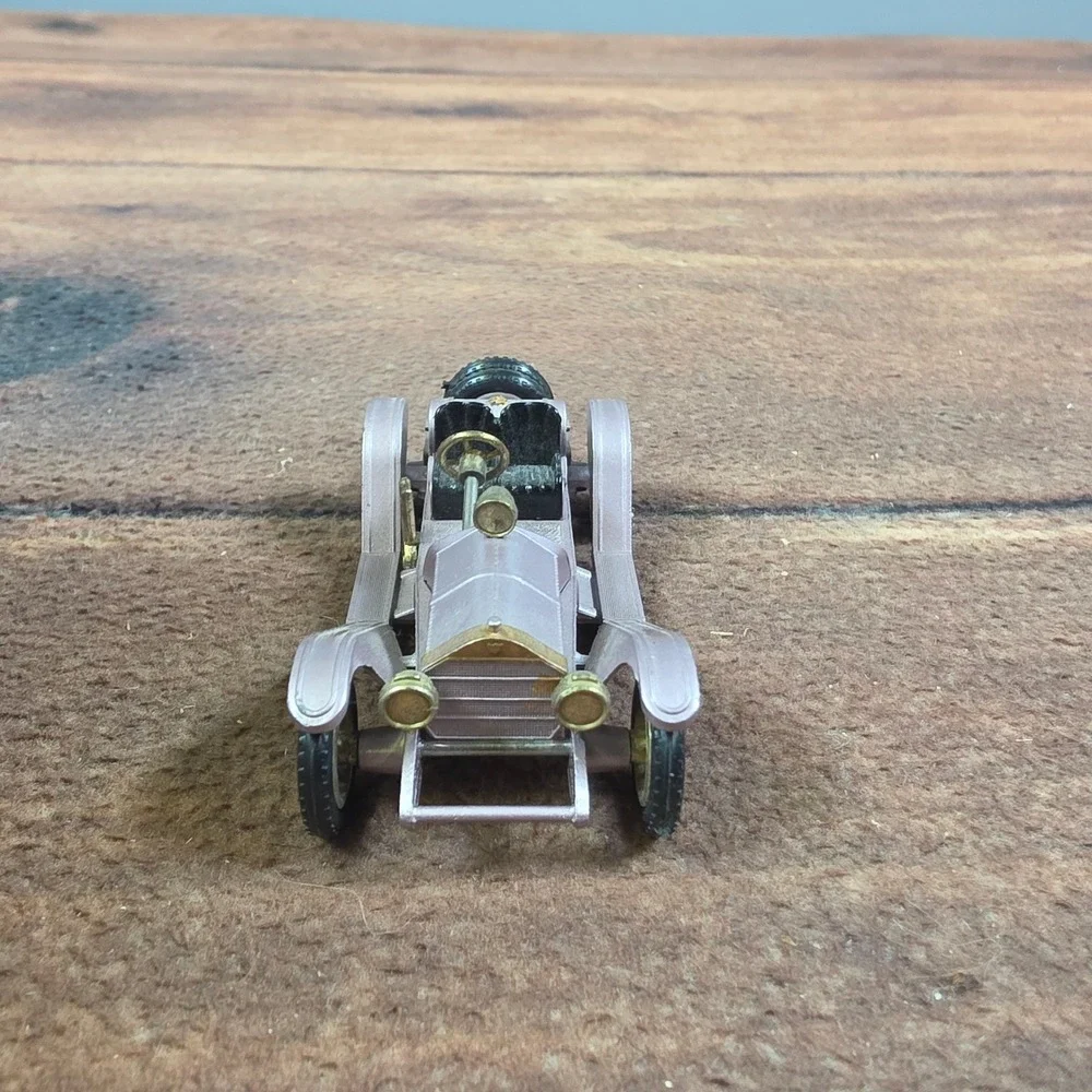Matchbox Mercer 1913 Raceabout Toy Car OS Pink Good Diecast Lesney No 7 Boxed